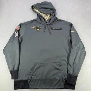 New England Patriots Nike Hoodie Herren XXL Grün Grau Camouflage Salute to Service - Bild 1 von 17