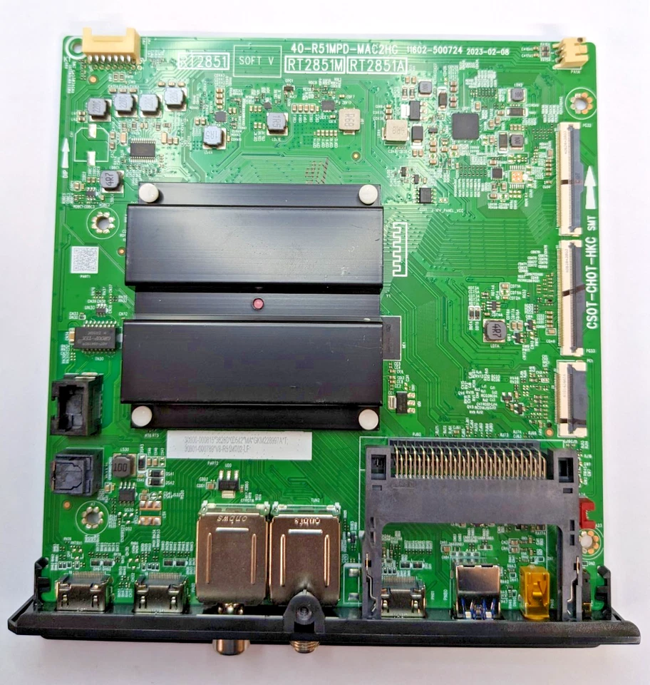 TCL 50C645K 50C645KX7 55" SMART TV MAIN AV BOARD 40-R51MPD-MAC2HG 11602-500724 - Image 1 of 1