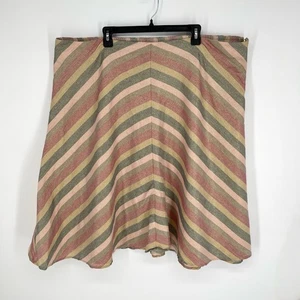 Torrid Women's Multi Shine Metallic Chevron Lurex A-Line Skirt Size 4x / 26 - Picture 1 of 10