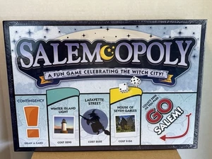 Salemopoly - Salem, MA Monopoly Salem-opoly, Board Game by Late for the Sky, NEW - Picture 1 of 4
