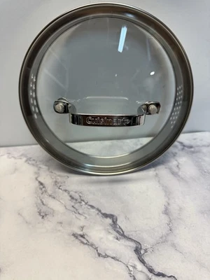 Cuisinart Stainless Steel Cookware7-1/2 Replacement Lid Glass 6-1/2 In Inner Rim - Image 1 of 3