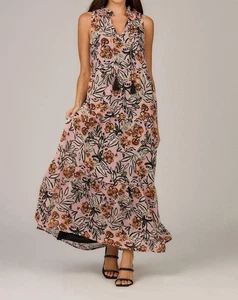 Mudpie Magnolia Maxi Dress Pink - Picture 1 of 7