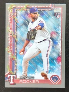 2025 Topps Holiday Kumar Rocker RC Glitter Parallel #H148 - Bild 1 von 2