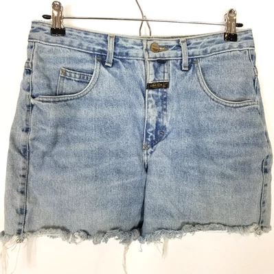 Женские джинсовые шорты VNTG Marithe Francois Girbaud размер 9/10 синие с необработанным подолом богемное - Изображение 1 из 4