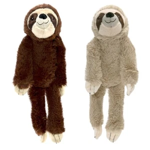 Shake & Squeak Sloth Plush Dog Toy, Randomly Selected Color - Gray OR Brown, ... - Picture 1 of 10