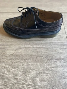 Dr Martens 3989 Cherry Red Welted Brogues Shoes Size 4 EU 37 - Imagen 1 de 9