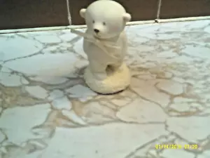 SNOWBABY PORCELAIN COLLECTIBLE ANIMAL FIGURINE-BABY BEAR-STANDING-2019 - Picture 1 of 3