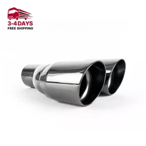 Dual Exhaust Tip - 2.5 Inch Inlet 3.07 Inch Outlets - Picture 1 of 7