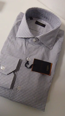 BARBA NAPOLI SARTORIA 1°LINEA CAMICIA 40 240,00  CART.  COTONE 74H - Immagine 1 di 4