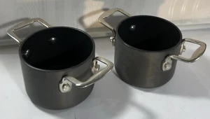 2 Cooks Essentials Pfannen anonymisiert antihaftbeschichtet 5/8 Quart Mini - Bild 1 von 9