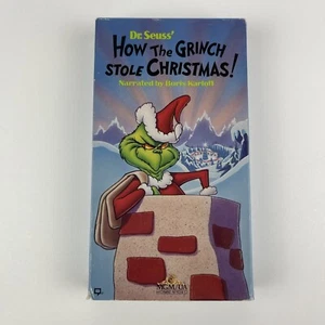 Dr. Seuss How the Grinch Stole Christmas! VHS Video Tape 1994 - Picture 1 of 8