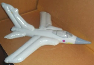INFLATABLE TORNADO MODERN FIGHTER PLANE ROYAL AIRFORCE BLOW TO INFLATE TOY FUN - Picture 1 of 4