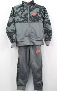 Nike 2 Pc Camo Track Set, Boys Size 3T. Jacket w/2 Pockets & Jogger Pants - Picture 1 of 8