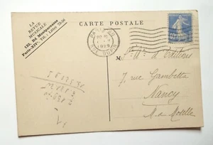 Carte postale correspondance commerciale Commande La Revue Musicale 1929 - Picture 1 of 2