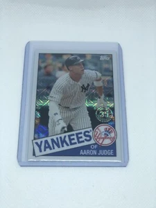        2020 TOPPS SERIES 1 AARON JUDGE 1985 SILVER PACK CHROME #85C-27 - Picture 1 of 2