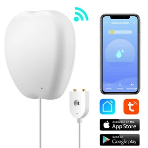 WIFI Smart Water Leak Sensor Detector APP Alarm Home Water Leak Detector White - Picture 1 of 10