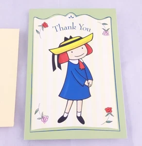 Vintage 2003 Madeline Thank You Note Card & Envelope Peaceable Kingdom Press (1) - Picture 1 of 6