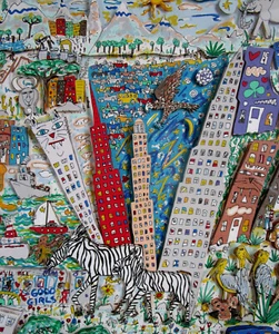 JAMES RIZZI * 3D IT`S A JUNGLE OUT THERE AUS 1986 * S/N GERAHMT ! TOP ANGEBOT ! - Bild 1 von 11