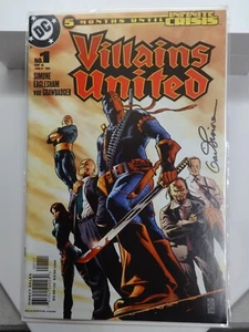 Villains United # 1 2005 DC Comics Signed By Writer Gail Simone NM Condition - Picture 1 of 10