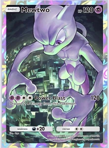 Mewtwo Promo Pocket Non Holo Pokemon Card VMAX EX GX ACG V Star - Picture 1 of 3