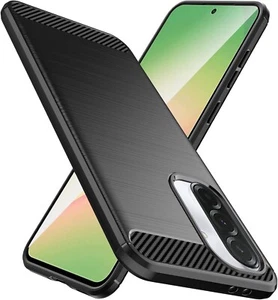 Coque Etui Housse Carbone pour Samsung Galaxy A15 A16 A25 A26 A35 A36 A55 A56 - Photo 1 sur 4