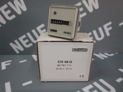 CROUZET 99 761 711 / Electro-Mechanical Hour Counter New - Image 1 of 3