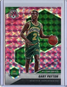 2020-21 Panini Mosaic Mosaic Camo Pink #291 Gary Payton - Picture 1 of 1