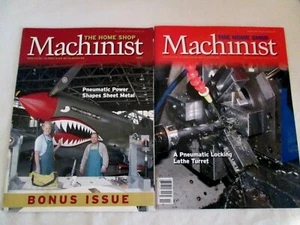 The Home Shop Maschinisten 2 Stück 2007 2008 Metall Drehmaschine Bearbeitung Arbeit Magazine - Bild 1 von 3