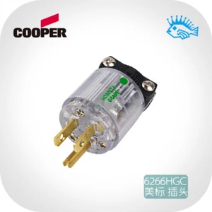 US imports Cooper 6266HGC fever audio American standard power plug 15A/125V - Picture 1 of 5