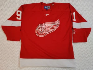 Vintage Detroit Red Wings Starter Jersey #91 Sergei Fedorov Size Small NHL - Bild 1 von 11
