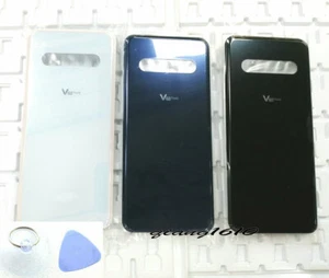 New Battery Back Cover Glass Rear Housing Case Door For LG V60 ThinQ - Picture 1 of 4