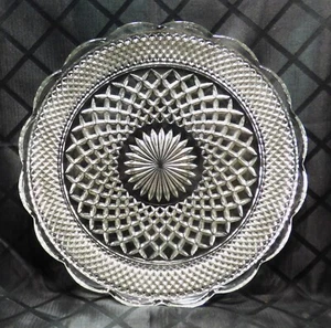 Wexford by Anchor Hocking 14” Cupped Edge Torte Plate - Picture 1 of 5
