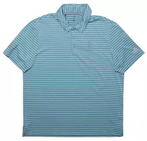 Adidas Golf Poloshirt DQ1311 TPC Prestancia National Interclub blau gestreift XL - Bild 1 von 11