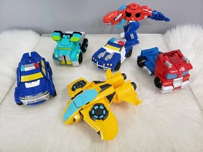 Lot 6 Playskool Heroes Transformers Rescue Bots Academy Construction Bot - Image 1 of 4