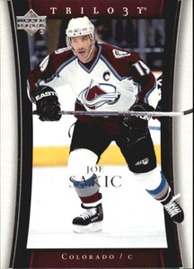 2005-06 Upper Deck Trilogy Colorado Avalanche Hockey Card #23 Joe Sakic