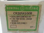 NIB GENERAL ELECTRIC CR205X100B AUXILIARY CONTACT (LOT OF 2 EACH)