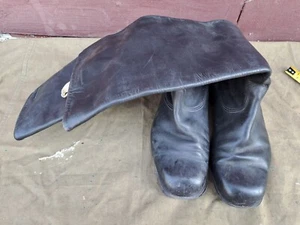 Soviet russian chrome officer army boots size 42 C medium (270) - Picture 1 of 11