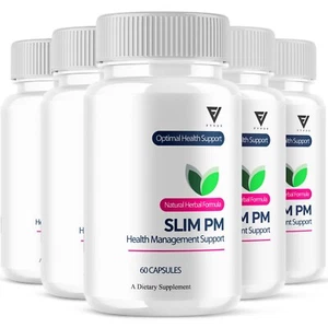 (5 Pack) Slim PM Health Management Pills, SlimPM Advanced Support (300 Capsules) - Picture 1 of 9