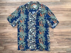 Paradise Found Vintage Hawaiihemd, Herren Large, blau - Bild 1 von 7
