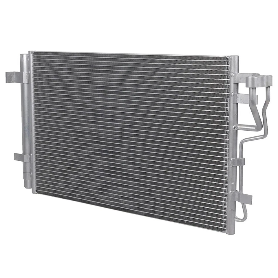 For 2007-2012 Hyundai Elantra Aluminium Radiator & AC Condenser Cooling Assembly Foto 1 de 2