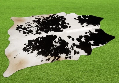 100% Original Kuhfell Teppich Bereich Skin Leder 14.67 Sq.feet (122cmx112cm) - Bild 1 von 3