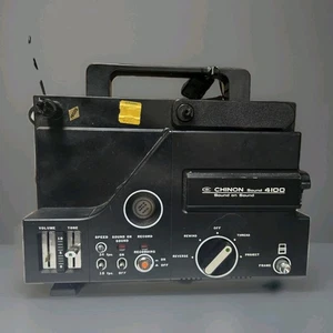 Proyector de películas Chinon Sound 4100 8 mm de colección sonido encendido sonido enciende - necesita cinturón - Imagen 1 de 7