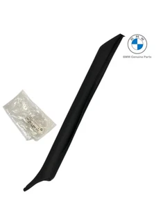 Panel de cubierta de columna interior genuino BMW E30 A Pilar negro DERECHO 51431884374 - Imagen 1 de 2