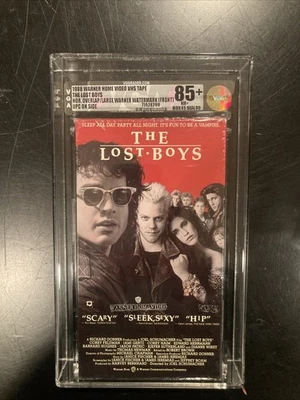 The Lost Boys (1987) Sealed VHS VGA 85+ Gold Mint Cgc IGS Front White WB WMs - Image 1 of 4