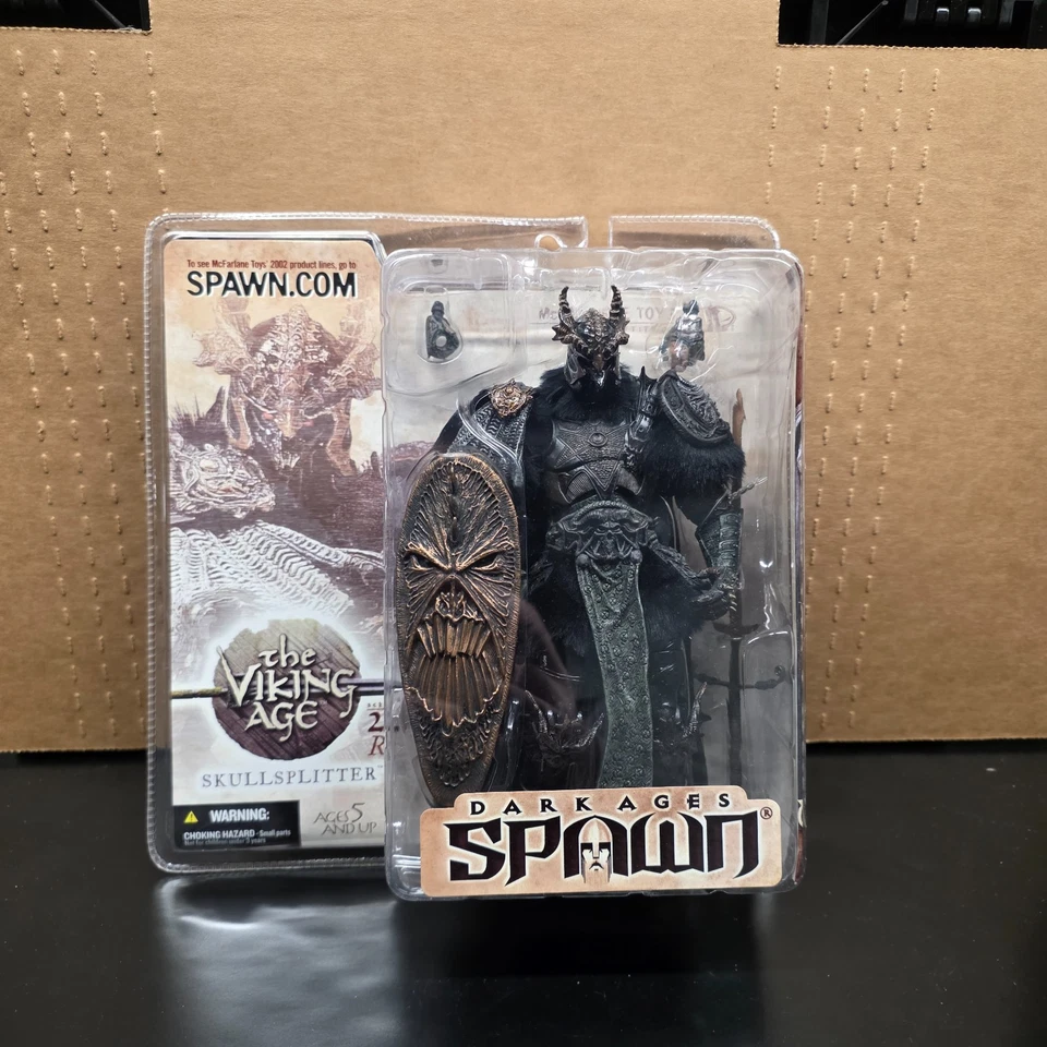 Spawn McFarlane Dark Ages The Viking Age Series 22 Skullsplitter 2002 Figure R3 - Image 1 of 1