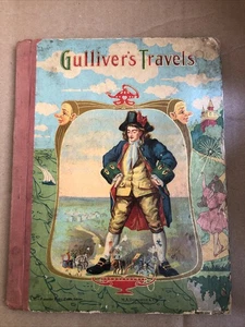 Gullivers Travels 1900 MA Donohue Co Dean Swift Illustrated Favorite Fairy Tales - Picture 1 of 16