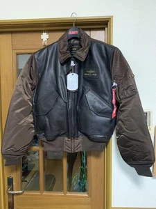 Chaqueta Breitling 2018 Alpha Flight marrón talla L promoción regalo nueva - Imagen 1 de 6