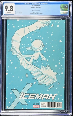 Iceman #1 CGC 9.8 Marvel 2017 Skottie Young Variant Cover Sina Grace Story - Image 1 of 2