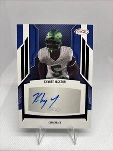 2024 SAGE HIT #A-KJ Khyree Jackson Autographs Black (High Series) - Picture 1 of 2