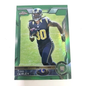 2015 Todd Gurley Rookie Card RC Topps Chrome Rams Falcons #110 - Picture 1 of 9